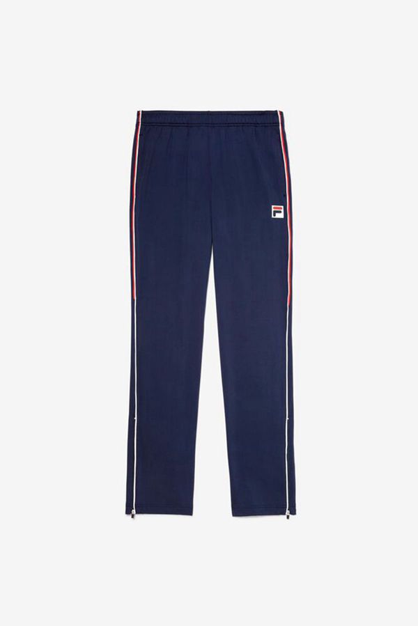 Calça Fila Homem Azul Marinho/Branco/Vermelhas - Fila Heritage Navy Blue Tennis Portugal Online,KZCW